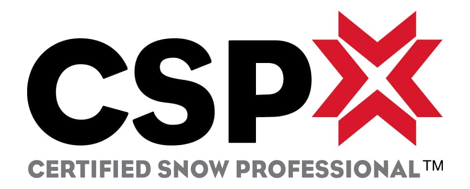 The CSP logo recognizes Scott's Lawn Care as a "Certified Snow Professional"